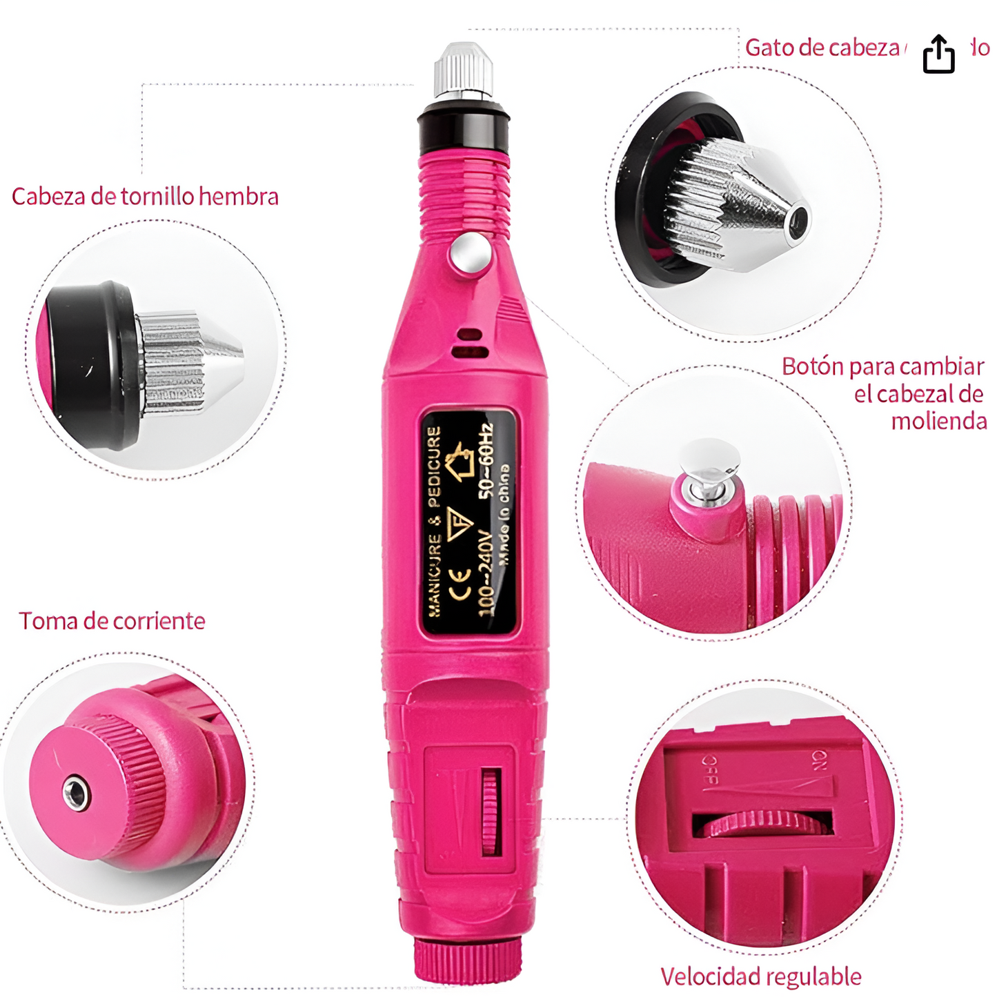 DRILL PARA UÑAS 💅