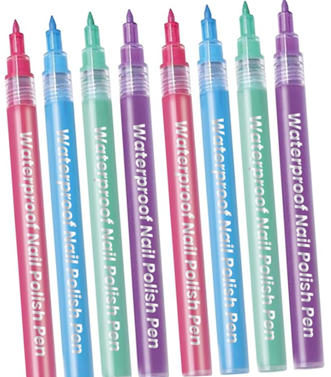 MARCADORES PARA UÑAS X4