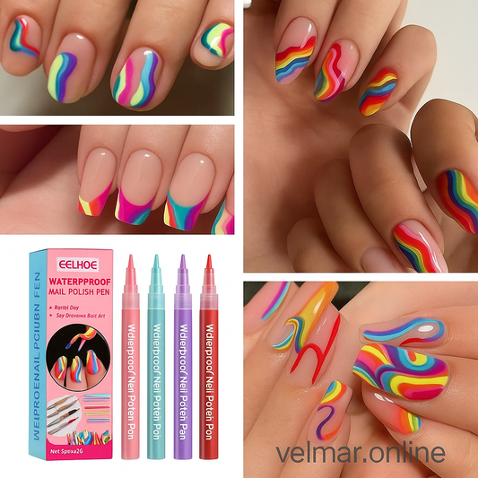 MARCADORES PARA UÑAS X4